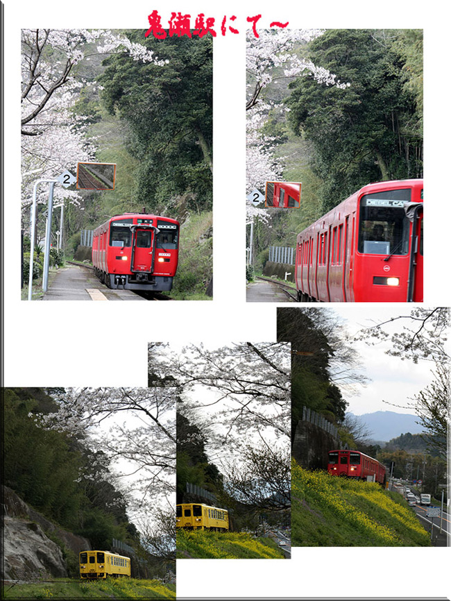 鬼瀬駅の桜～3月28日_e0129453_1117413.jpg