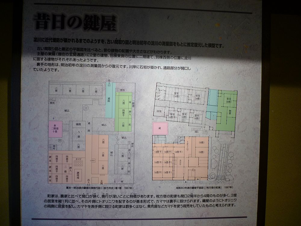 鍵屋(現 市立枚方宿鍵屋資料館)と枚方の街並み(※大阪府枚方市)_f0139570_0291461.jpg
