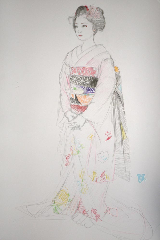 舞妓さん Maiko 黒川雅子のデッサン Blog版 舞妓さん Maiko 黒川雅子のデッサン Blog版