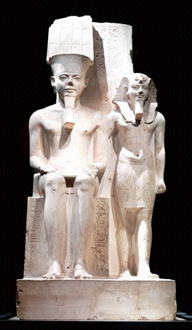 1985年 エジプトにて 彫刻作りのツタンカーメン