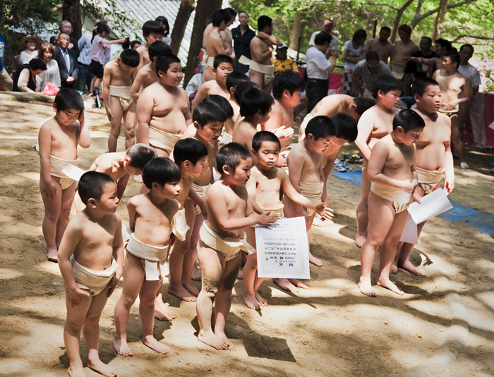 印刷 子どもの裸