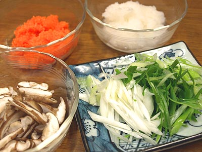 ☆大根おろしで美味しいパスタ!のレシピ☆_c0092953_4564171.jpg