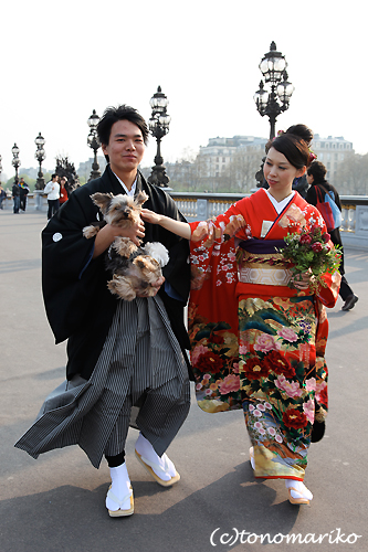 羽織袴でバブー結婚式デビュー_c0024345_7224259.jpg