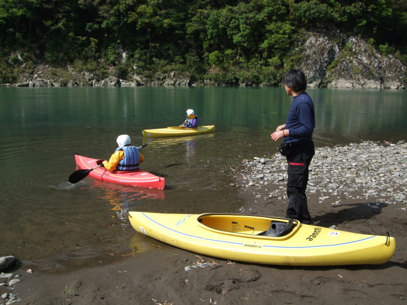 四万十川の清流と原風景に魅せられて④－大興奮・大感動のカヤッキング_e0138081_1724854.jpg