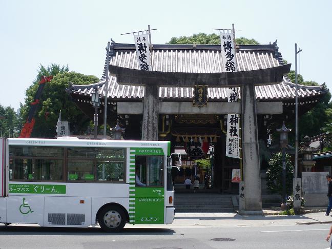 櫛田神社・博多町家ふるさと館前・(福岡市博多区)_d0158053_1863412.jpg