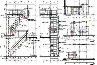 階段詳細図 建築事務所は日々考える