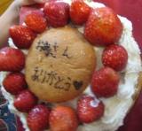母の日ケーキは苺ショートケーキ_d0031682_1032630.jpg