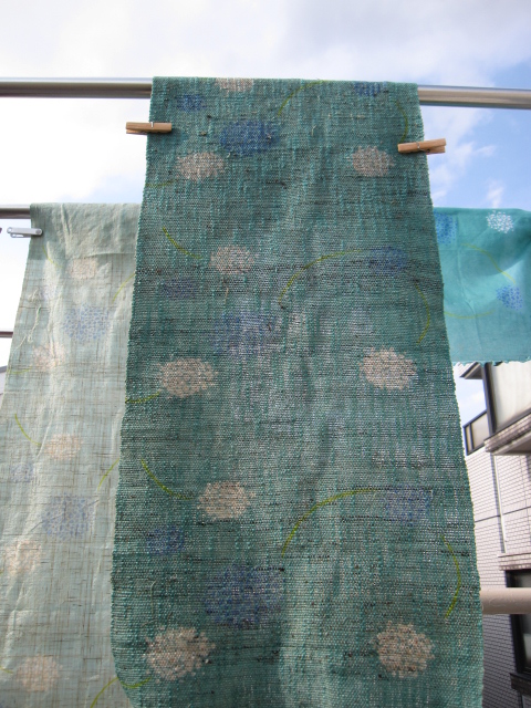 Atelier Couleur染色教室 しごきの日_f0180433_19112032.jpg