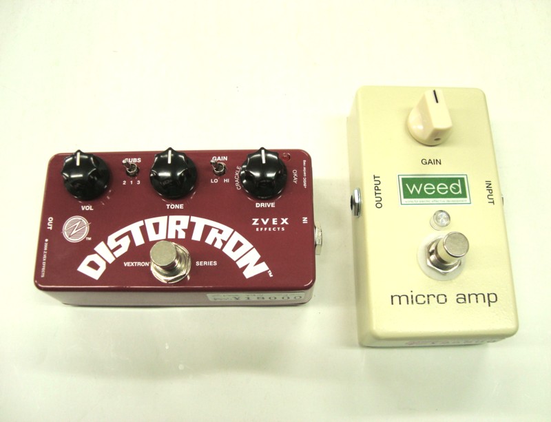 ○Z.VEX Distortron&Weed MXR micro amp MOD : なんだ屋ブログ