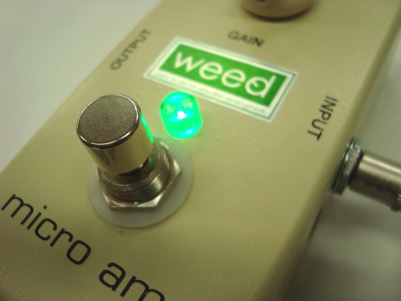 ○Z.VEX Distortron&Weed MXR micro amp MOD : なんだ屋ブログ