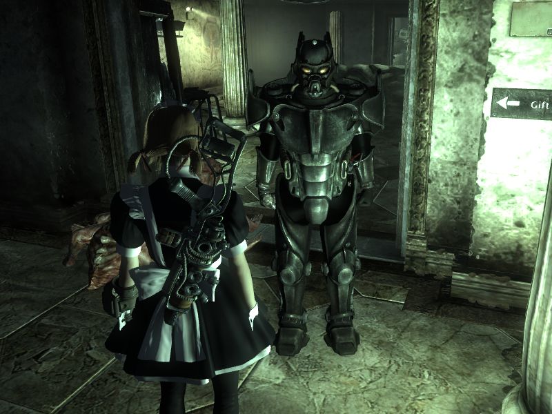 Fo3プレイ日記 Rad26 B O S の要塞へ Monochrome 白と黒の世界