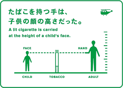 たばこを持つ手は 子供の顔の高さだった 今日のコピーvol 005 Leaves Tracks たばこを持つ手は 子供の顔の高さだった 今日のコピーvol 005 Leaves Tracks