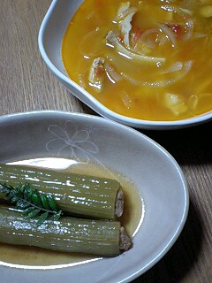 あきた蕗　庭の食材春一番_f0113109_5593166.jpg