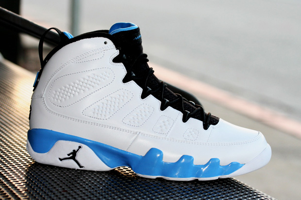jordan 9 north carolina blue