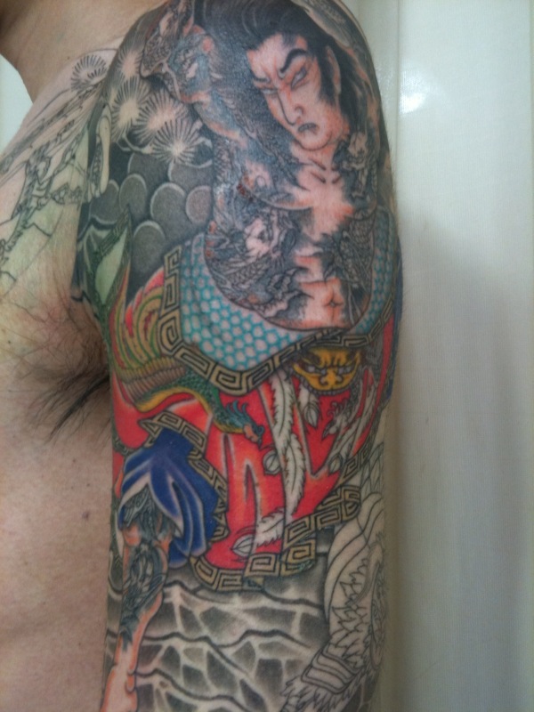 彫あい 最新刺青画像 九紋龍史進 刺青 初代 彫あい 和彫り タトゥー 日本伝統刺青 新宿スタジオブログ