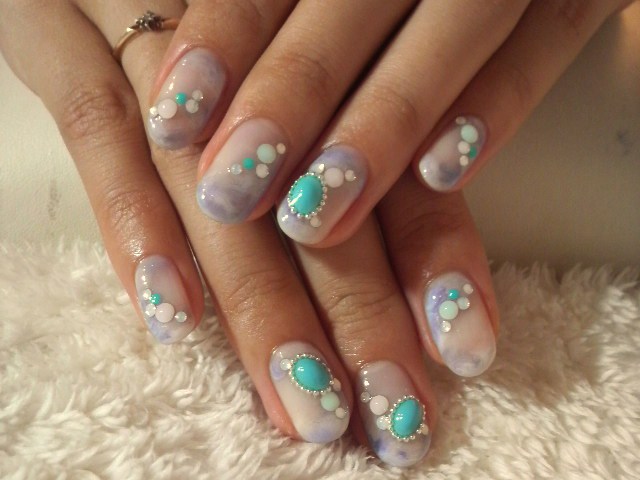 本日のお客様nail　　☆☆_c0178469_18273665.jpg