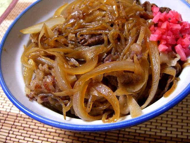 ごぼうと糸こんにゃく入り牛丼_f0201488_19165397.jpg