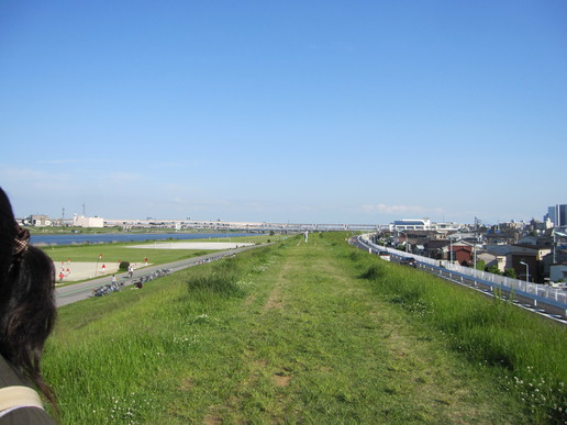 荒川河川敷散歩 サテライトラヂオ