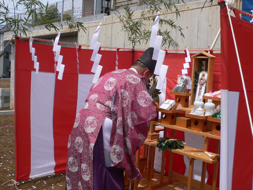 所沢市　Ｕ 様邸　　地鎮祭_b0096552_2071878.jpg