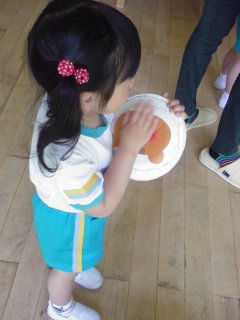 下娘、保育参観と・・・にしんの山椒漬けパスタ。_f0177295_1782598.jpg