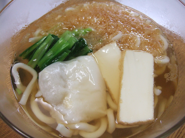 2010年5月23日（Na）昼食　力うどん_e0150625_1841378.jpg