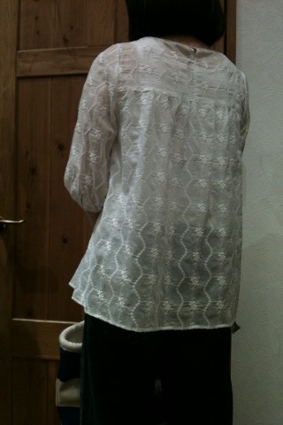 ニーム 総刺繍ブラウス_c0227633_1949342.jpg