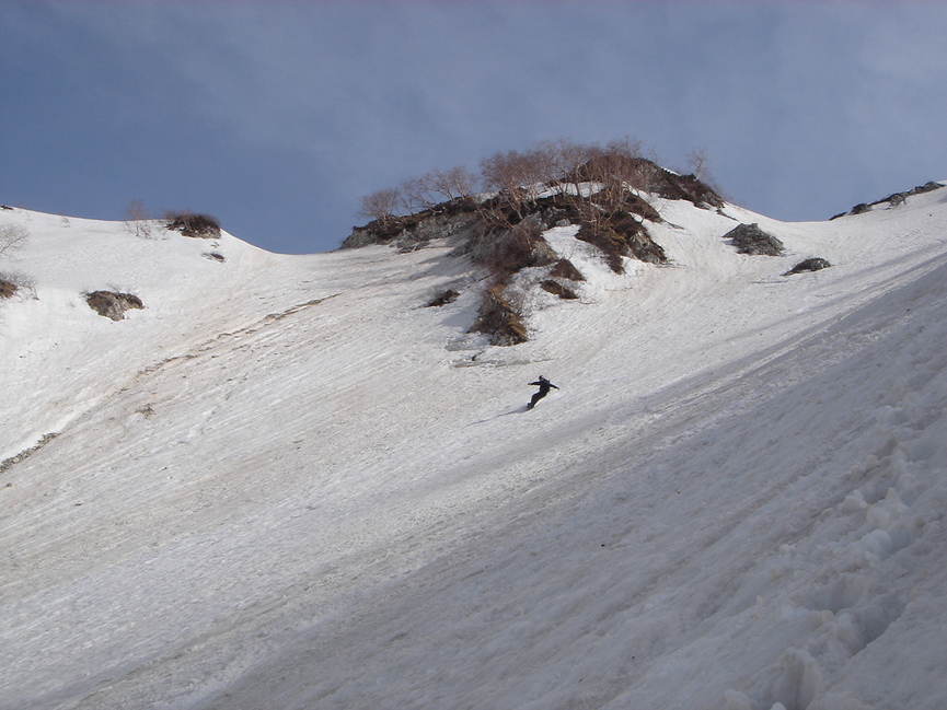 5/22（土）　杓子岳北東ルンゼ3_f0209354_23292734.jpg