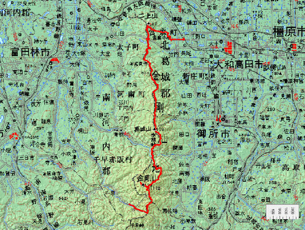 ５８回　８８座　２０１０年５月２１～２２日　二上山　岩橋山　大和葛城山　金剛山_c0179351_10382857.jpg