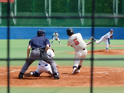 5月17日 東都大学野球2部 日本大対駒澤大 白崎勇気ノーヒットノーラン!_b0166128_1010711.jpg