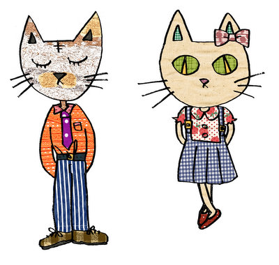 洋服を着た猫画。_b0099958_2336146.jpg