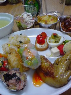 ランチビールと・・・おうちCafeワールドビュッフェ。_f0177295_22563653.jpg