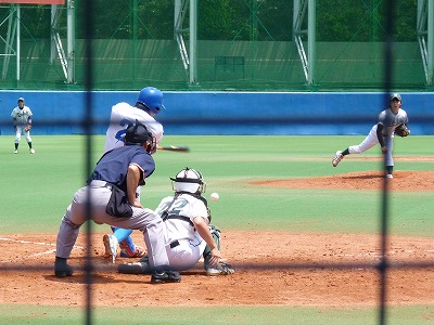 5月25日 東都大学野球2部 青学大対東農大 強豪捕手小池翔大_b0166128_9291114.jpg