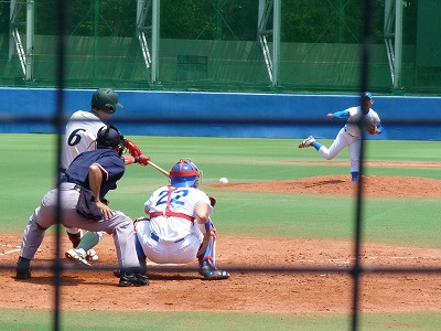 5月25日 東都大学野球2部 青学大対東農大 強豪捕手小池翔大_b0166128_9301975.jpg