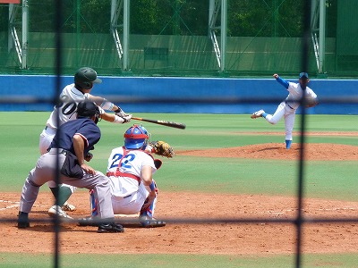 5月25日 東都大学野球2部 青学大対東農大 強豪捕手小池翔大_b0166128_9335210.jpg