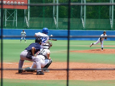 5月25日 東都大学野球2部 青学大対東農大 強豪捕手小池翔大_b0166128_9351254.jpg