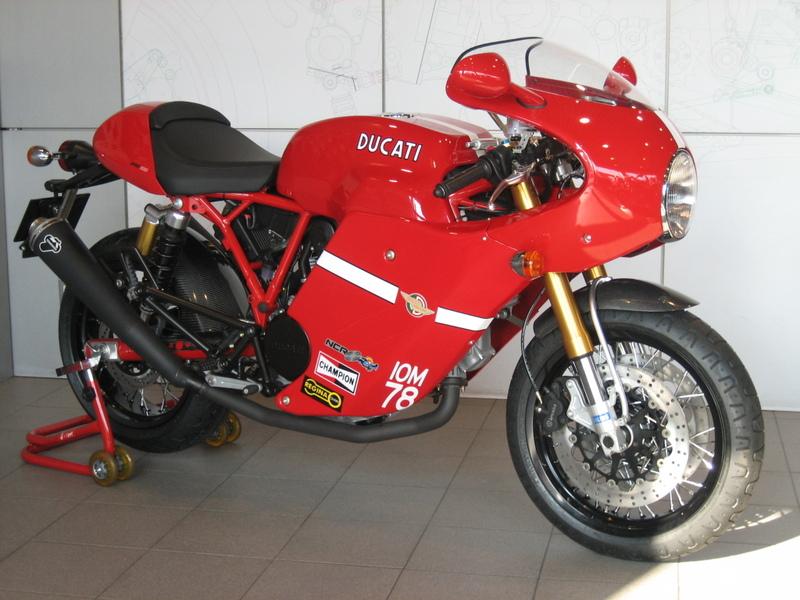 Ducati Sport 1000 S 07 A4 Photo Print Motorbike Vintage Aged