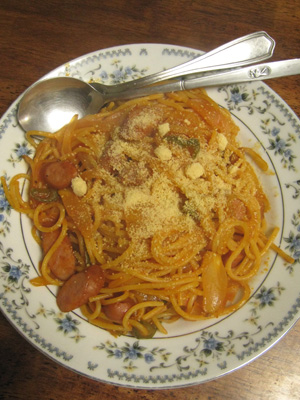 うちパスタいろいろ　長ネギパスタ作り方_f0130980_9121785.jpg