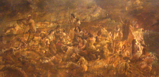 常設展ー戦争画のビッグ・ツー並んで展示　@東京国立近代美術館 _b0044404_15454165.jpg