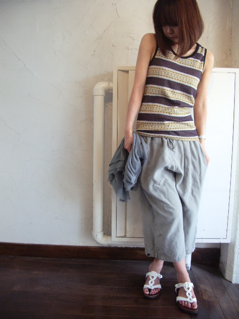 第1140回　 JACQUARD TANK TOP。_e0115691_13423728.jpg