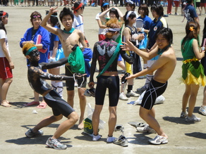 水泳部 体育祭 鹿児島県立国分高等学校