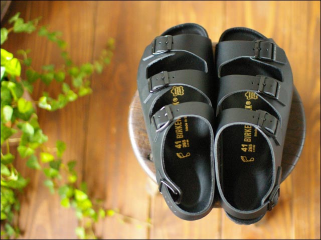 BIRKENSTOCK[ビルケンシュトック] OSLO[オスロ] BLACK LEATHER 