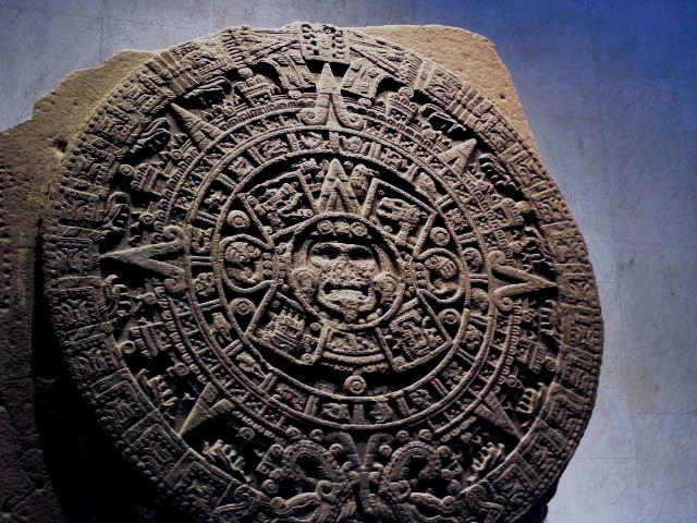 激レア！アステカカレンダー（太陽の石）置物／メキシコ国立人類学博物館 アステカ カレンダー石、Mexica 太陽石、太陽の石 』 または 5