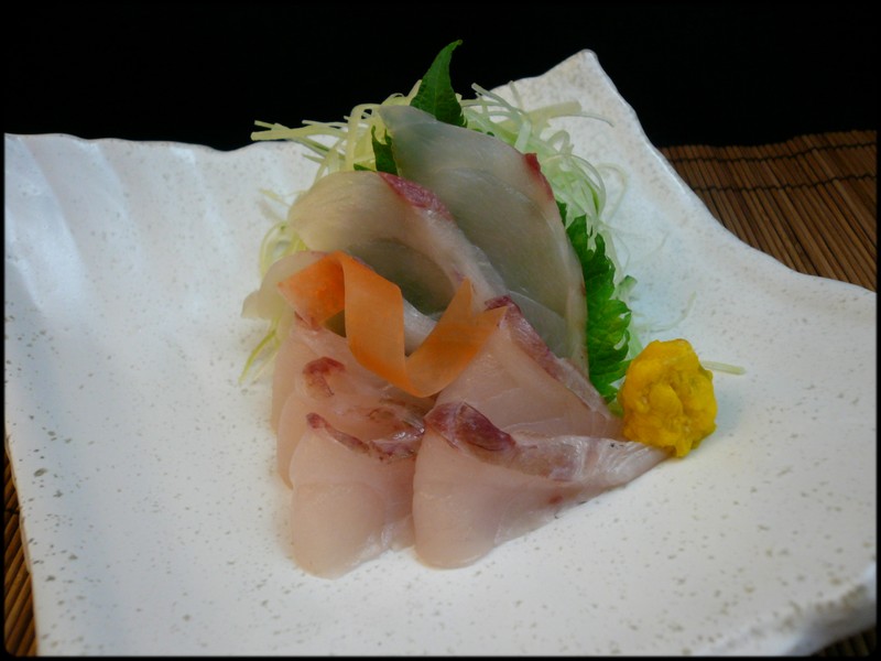 メダイの刺身 魚と野菜と私と和ノ香