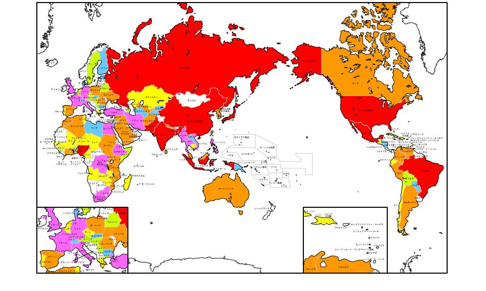 最も検索された 白地図 世界地図 色塗り ぬりえ チャオ