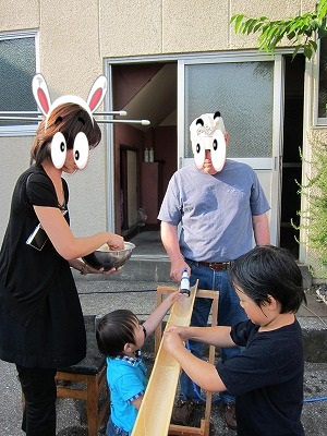 M君家のBBQ&流しそうめんParty_d0133485_11243112.jpg