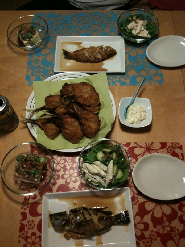 お魚定食_e0158970_982861.jpg