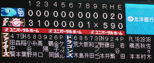 【ドラゴンズ戦】イェィーイェィー　またせたな～【３０戦目】【超非常事態宣言発令中】_e0126914_23331128.jpg