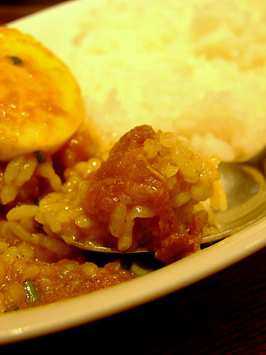 「五反田 手作りカレーHot Spoon(ホットスプーン)のインドチキンカレー」_a0000029_2463110.jpg