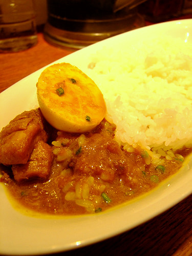 「五反田 手作りカレーHot Spoon(ホットスプーン)のインドチキンカレー」_a0000029_2495450.jpg