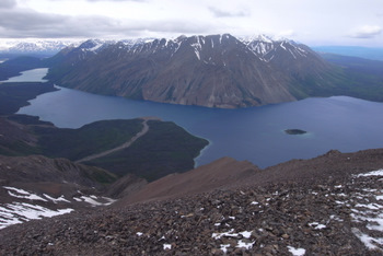 Kluane 国立公園 King‘ｓ Throne 北面滑走_f0145348_11363477.jpg